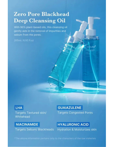 Medicube Zero Pore Blackhead Deep Cleansing Oil | Cleansing Oil