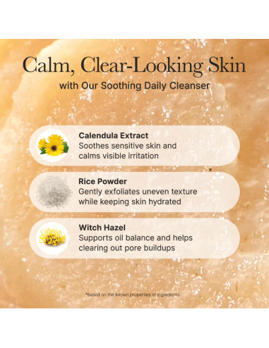 Arencia Calendula Cleanser | Piel Suave y Calmante