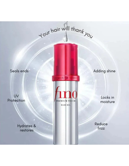 Fino Premium Touch Hair Oil Serum Airy Smooth, 70ml