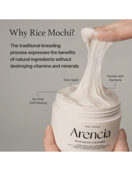 Arencia Rice Mucin Cleanser | Hidratación y Limpieza