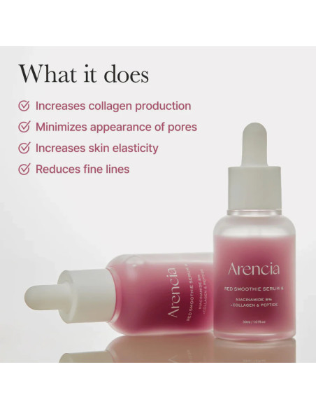 Arencia Red Smoothie Serum | Luminosidad Facial