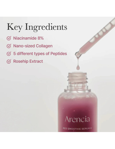 Arencia Red Smoothie Serum | Luminosidad Facial