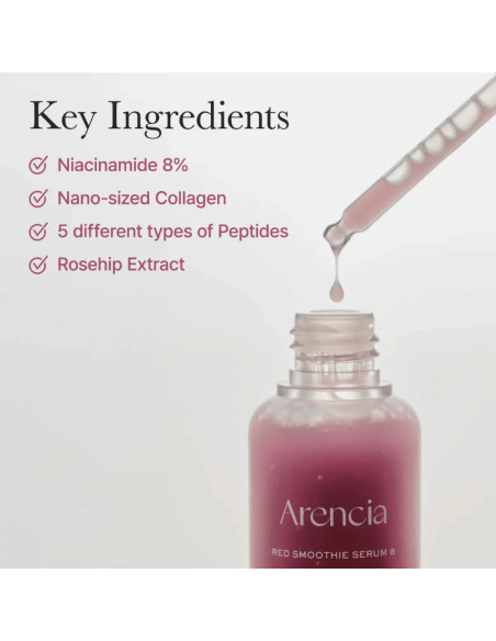 Arencia Red Smoothie Serum | Luminosidad Facial