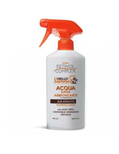 Agua bronceadora retinol