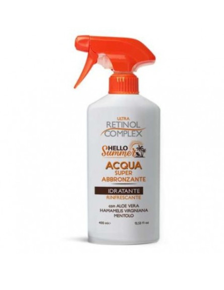 Agua bronceadora retinol