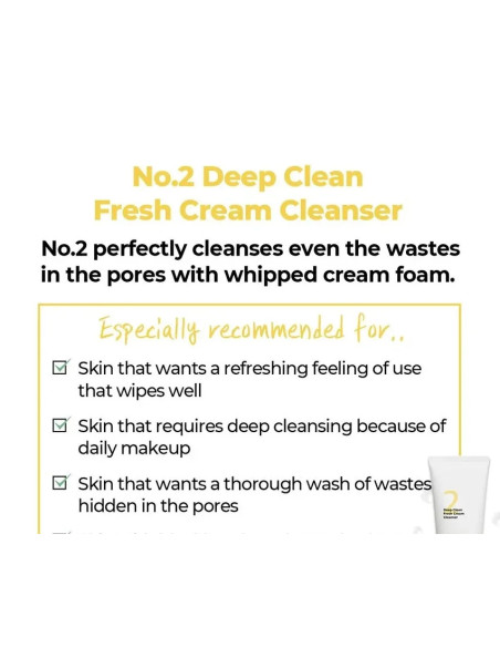 Numbuzin No.2 Cleanser | Limpieza profunda y confort