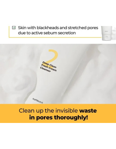 Numbuzin No.2 Cleanser | Limpieza profunda y confort