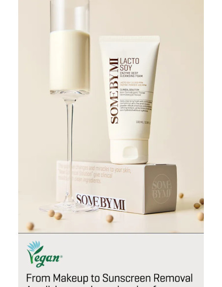 SOME BY MI Lactosoy Enzyme Cleansing Foam | Limpieza profunda