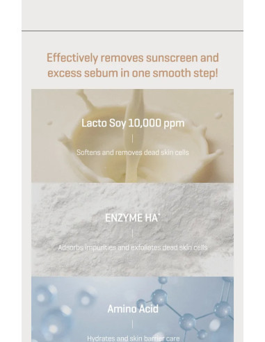 SOME BY MI Lactosoy Enzyme Cleansing Foam | Limpieza profunda