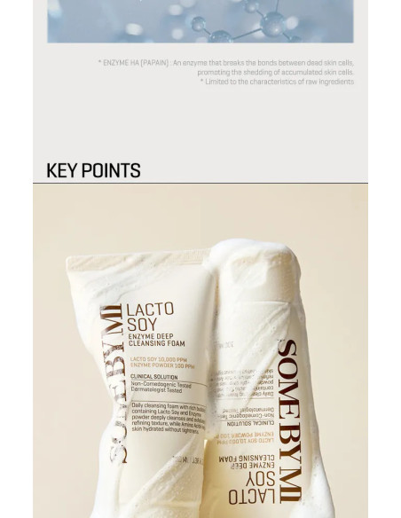 SOME BY MI Lactosoy Enzyme Cleansing Foam | Limpieza profunda