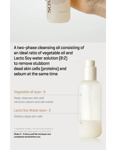 SOME BY MI Lactosoy Cleansing Oil | Doble limpieza coreana