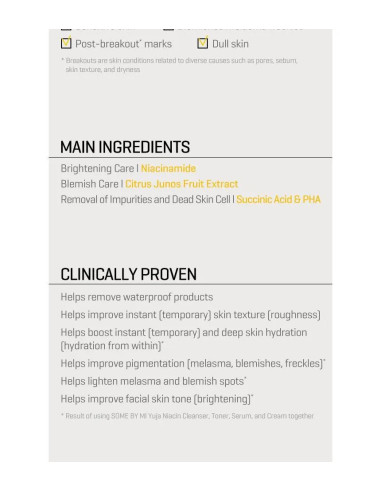 SOME BY MI Yuja Niacin Cleanser | Limpieza y luminosidad