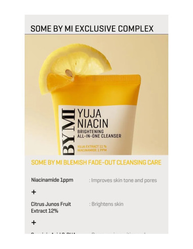 SOME BY MI Yuja Niacin Cleanser | Limpieza y luminosidad