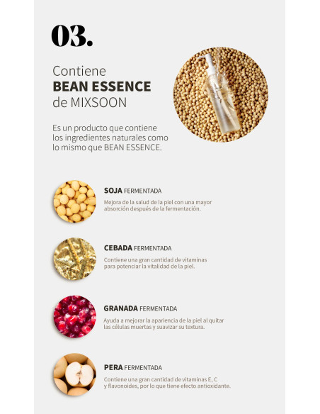 Mixsoon Bean Cleansing Oil | Aceite limpiador coreano