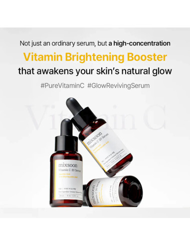 Mixsoon Vitamin C 20 Serum | Sérum iluminador