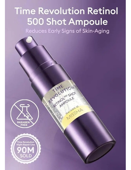Missha Retinol Ampoule | Sérum antiedad noche
