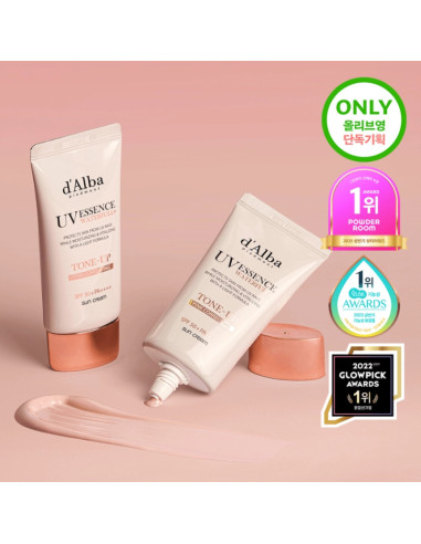 D'ALBA Waterfull Tone-Up Sun Cream SPF50+ | Protector Solar