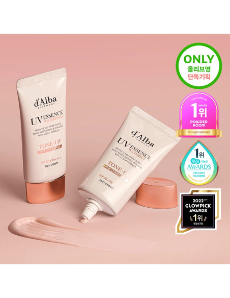 D'ALBA Waterfull Tone-Up Sun Cream SPF50+ | Protector Solar