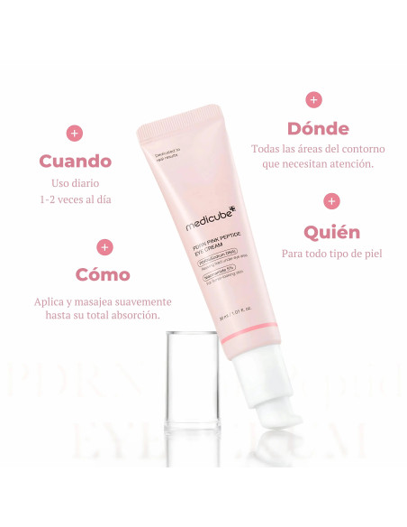 Medicube PDRN Pink Peptide Eye Cream | Contorno de Ojos